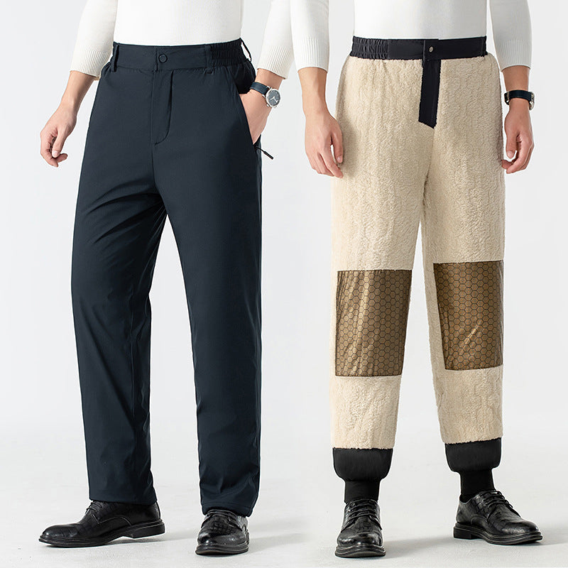 Gefütterte Herren-Thermohose mit Graphen-Kniepolster