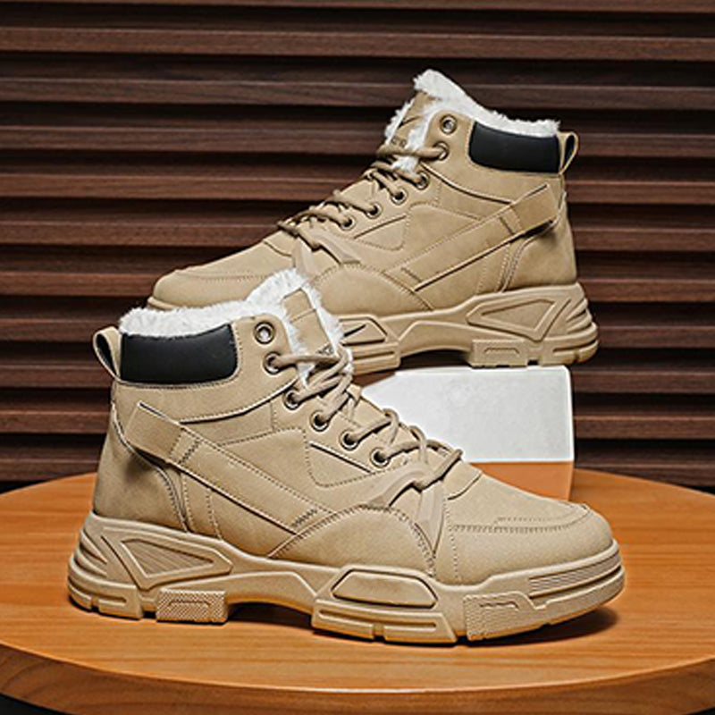 Herren trendige warme High-Top-Knöchelstiefel