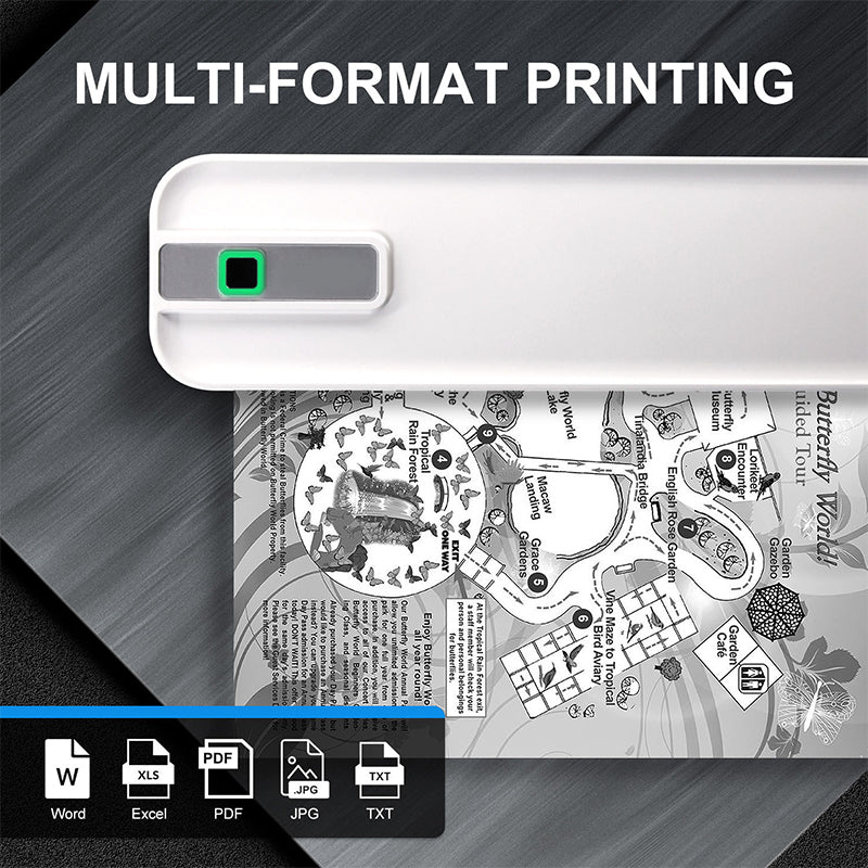 🖨️ 50 % Rabatt! ✨ Tragbarer Bluetooth-Drucker – Drucken Sie kabellos von Ihrem Smartphone, kompakt und tragbar, perfekt für Reisen und Studium, ideal zum Drucken von Fotos und Notizen 📱✨