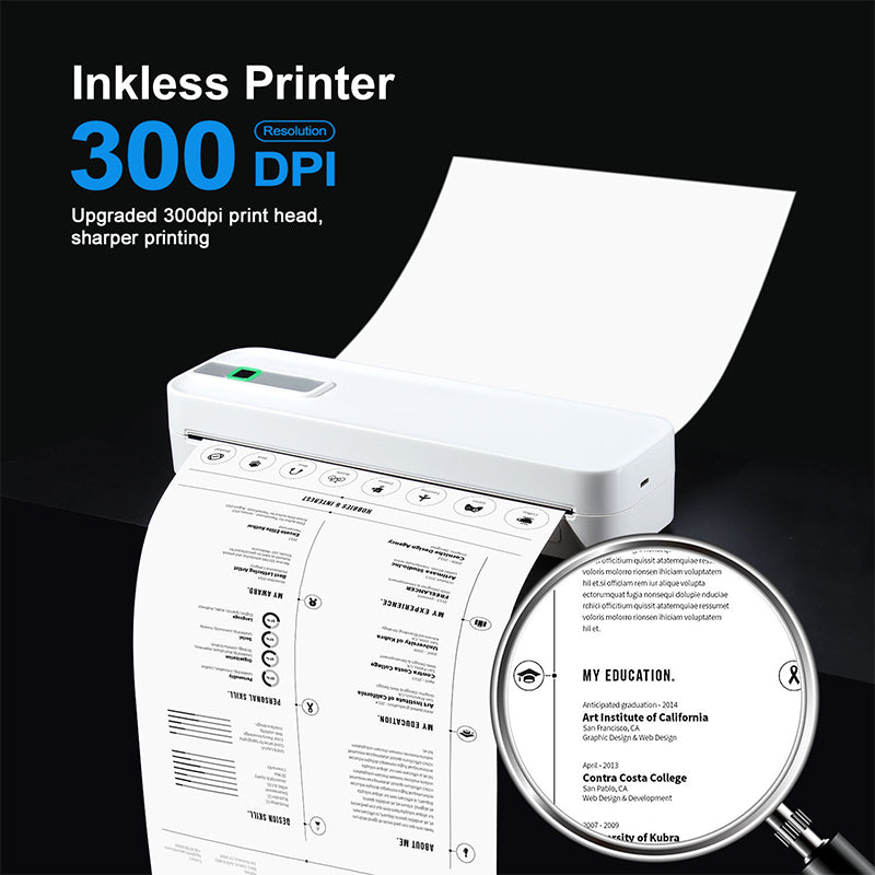 🖨️ 50 % Rabatt! ✨ Tragbarer Bluetooth-Drucker – Drucken Sie kabellos von Ihrem Smartphone, kompakt und tragbar, perfekt für Reisen und Studium, ideal zum Drucken von Fotos und Notizen 📱✨
