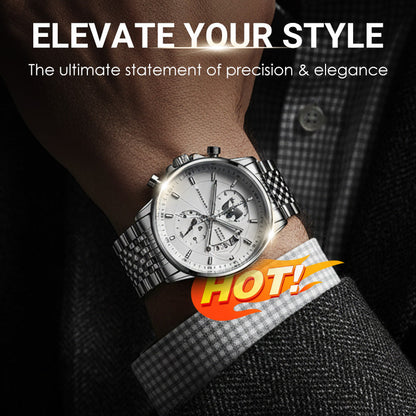 💥Weihnachts-Sonderverkauf: 50 % Rabatt🌍Herrenuhr mit Globusmotiv im maritimen Stil