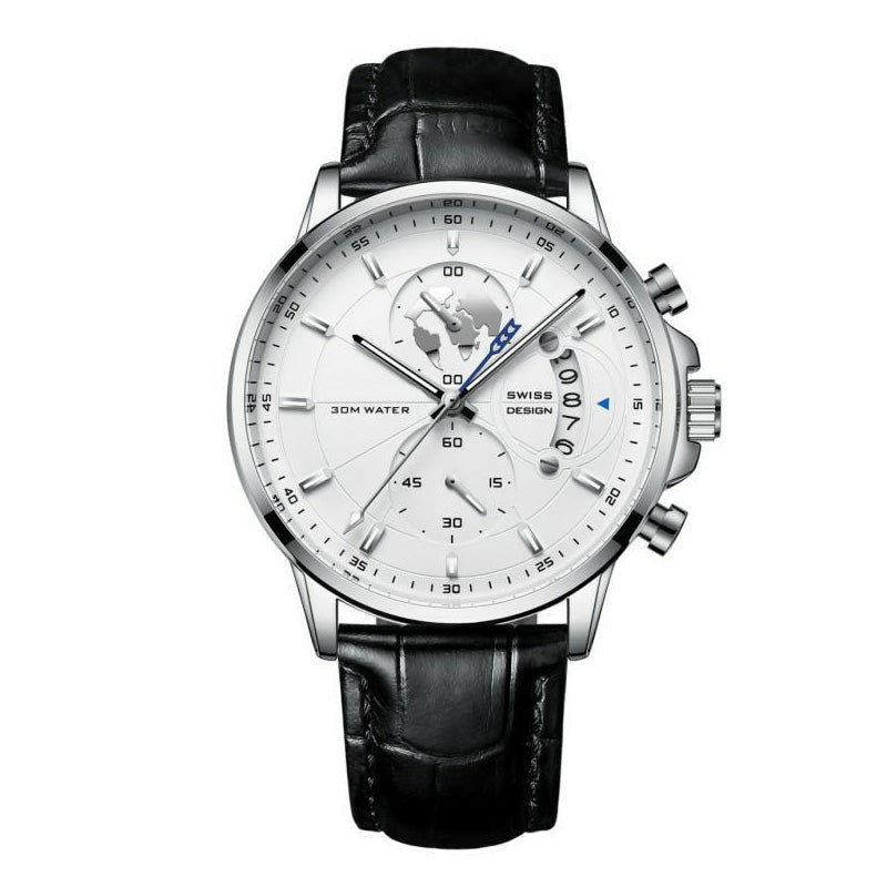 💥Weihnachts-Sonderverkauf: 50 % Rabatt🌍Herrenuhr mit Globusmotiv im maritimen Stil