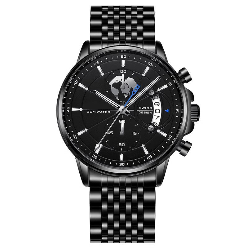💥Weihnachts-Sonderverkauf: 50 % Rabatt🌍Herrenuhr mit Globusmotiv im maritimen Stil