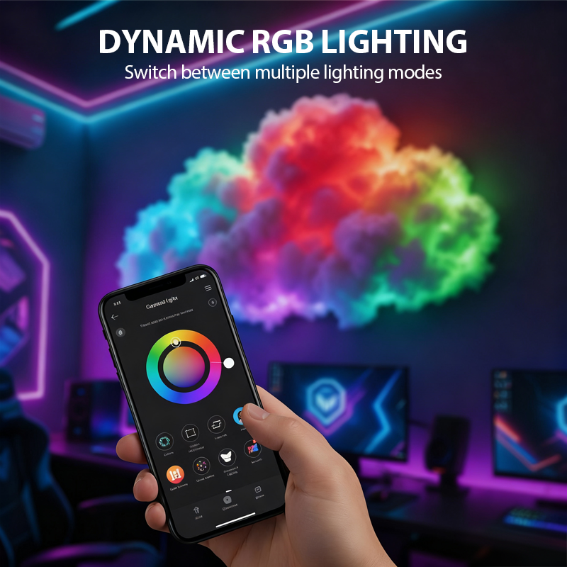 💖Black Friday Super Sale⏳——50 % RABATT!💖 DIY-LED-Lichtset „Gewitterwolke“, USB-betrieben