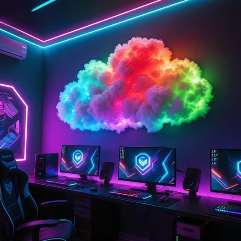 💖Black Friday Super Sale⏳——50 % RABATT!💖 DIY-LED-Lichtset „Gewitterwolke“, USB-betrieben