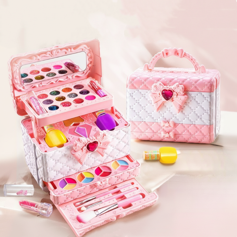 Waschbares Kinder-Schminkset mit Etui