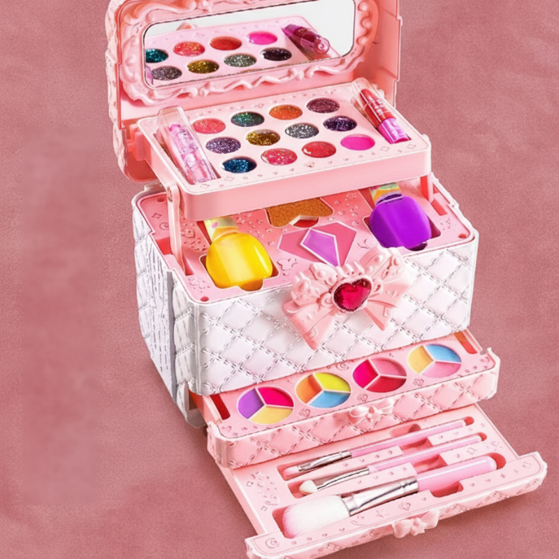 Waschbares Kinder-Schminkset mit Etui