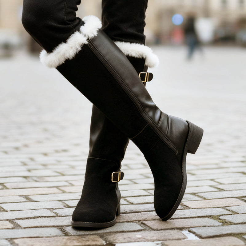 🔥Weihnachtsverkauf – bis zu 50 % Rabatt🎅Warme, mit Plüsch gefütterte Winterstiefel für Damen