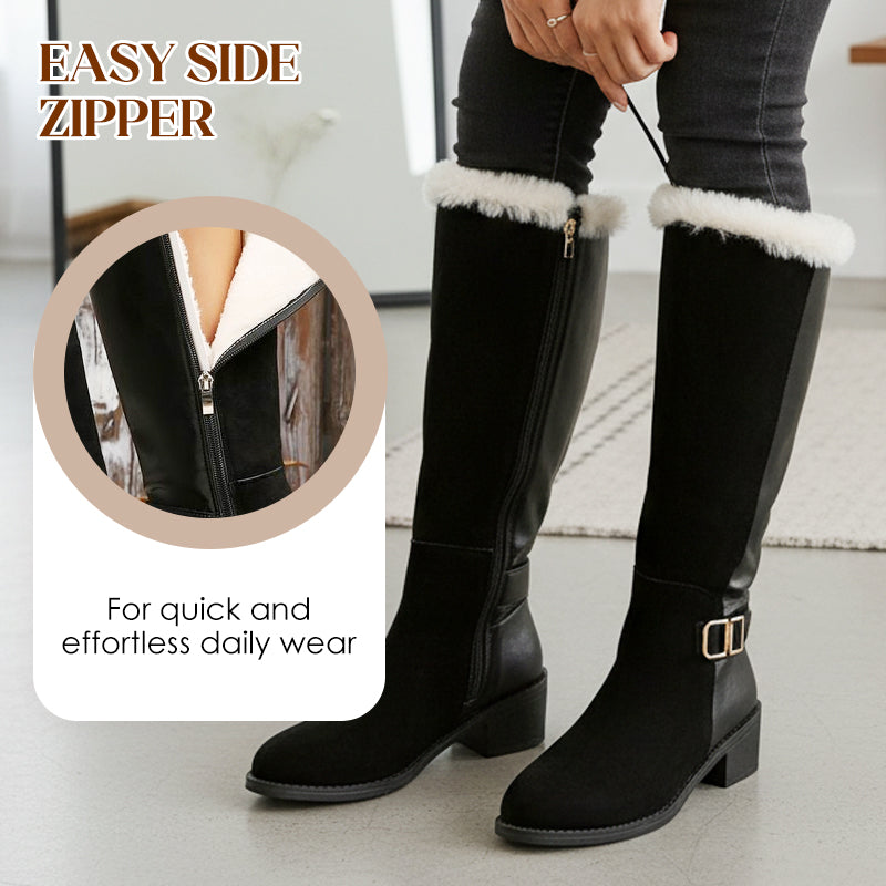🔥Weihnachtsverkauf – bis zu 50 % Rabatt🎅Warme, mit Plüsch gefütterte Winterstiefel für Damen