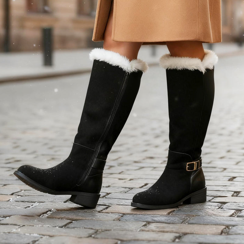 🔥Weihnachtsverkauf – bis zu 50 % Rabatt🎅Warme, mit Plüsch gefütterte Winterstiefel für Damen