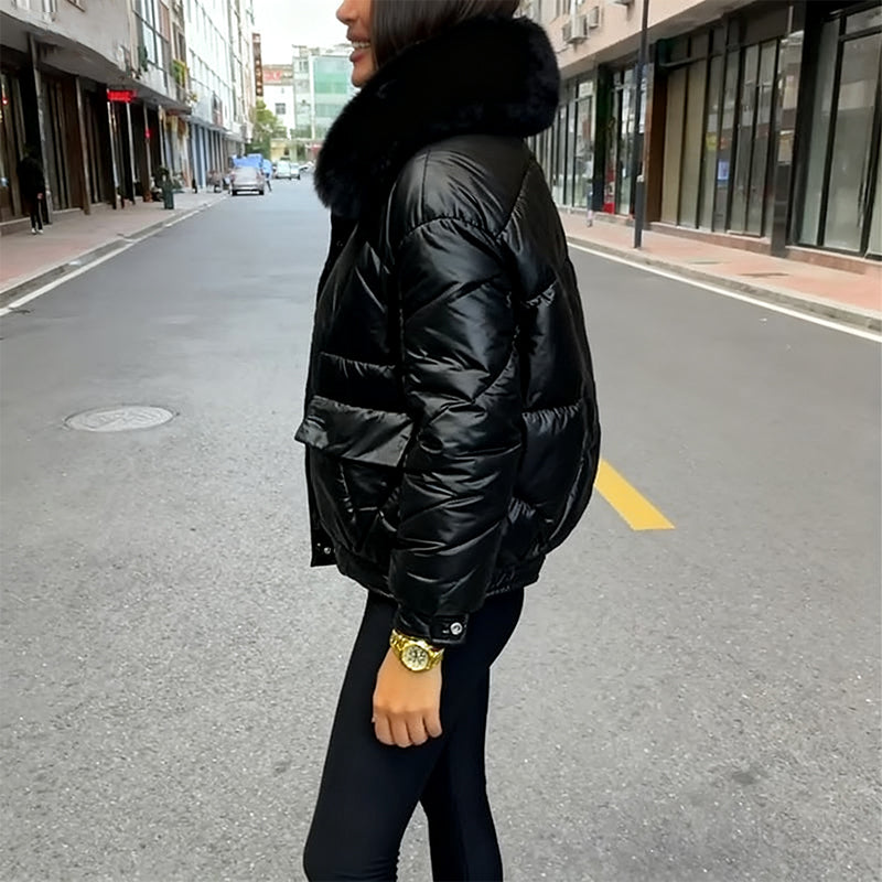 Lässige, warme, locker sitzende Baumwolljacke für Damen🔥Kostenloser Versand🔥