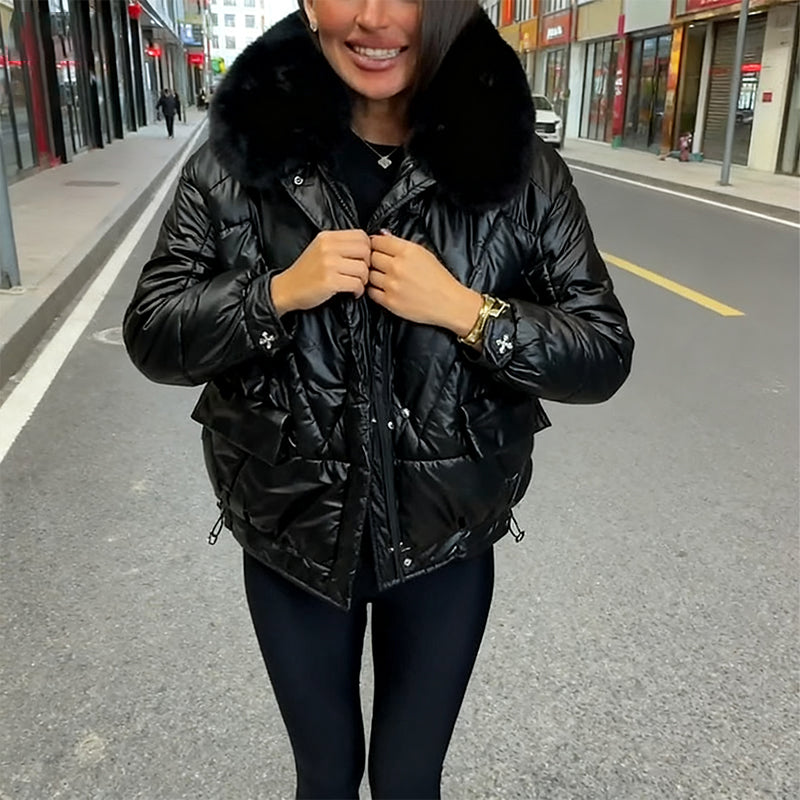 Lässige, warme, locker sitzende Baumwolljacke für Damen🔥Kostenloser Versand🔥