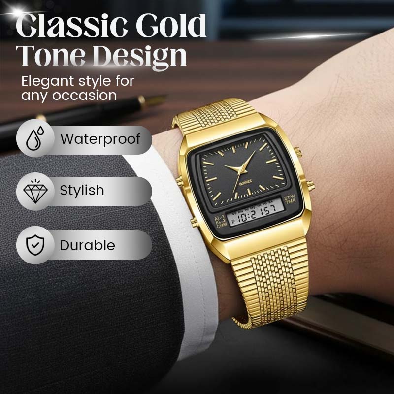 LIEBIG Roman Retro Dual System Multifunktions-Digital-Sportuhr