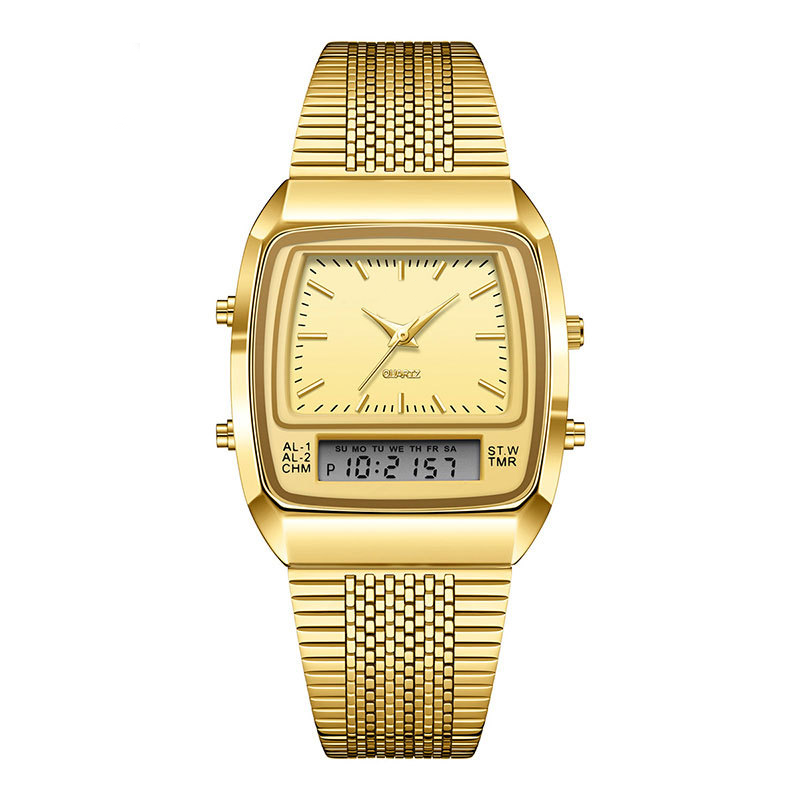 LIEBIG Roman Retro Dual System Multifunktions-Digital-Sportuhr