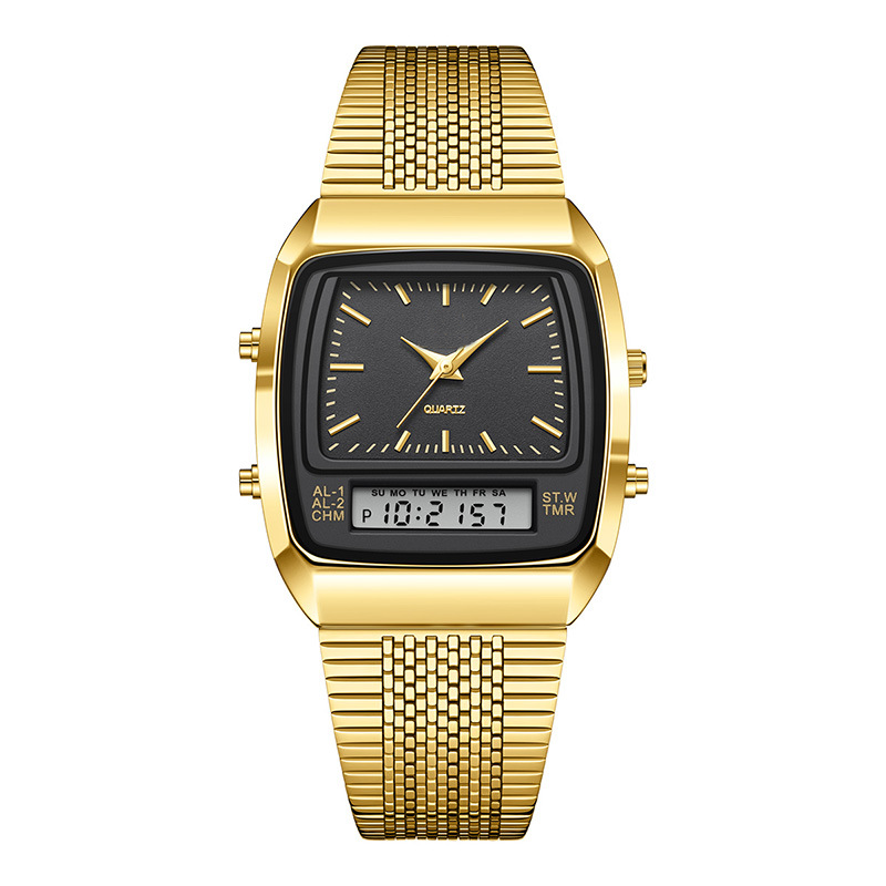 LIEBIG Roman Retro Dual System Multifunktions-Digital-Sportuhr