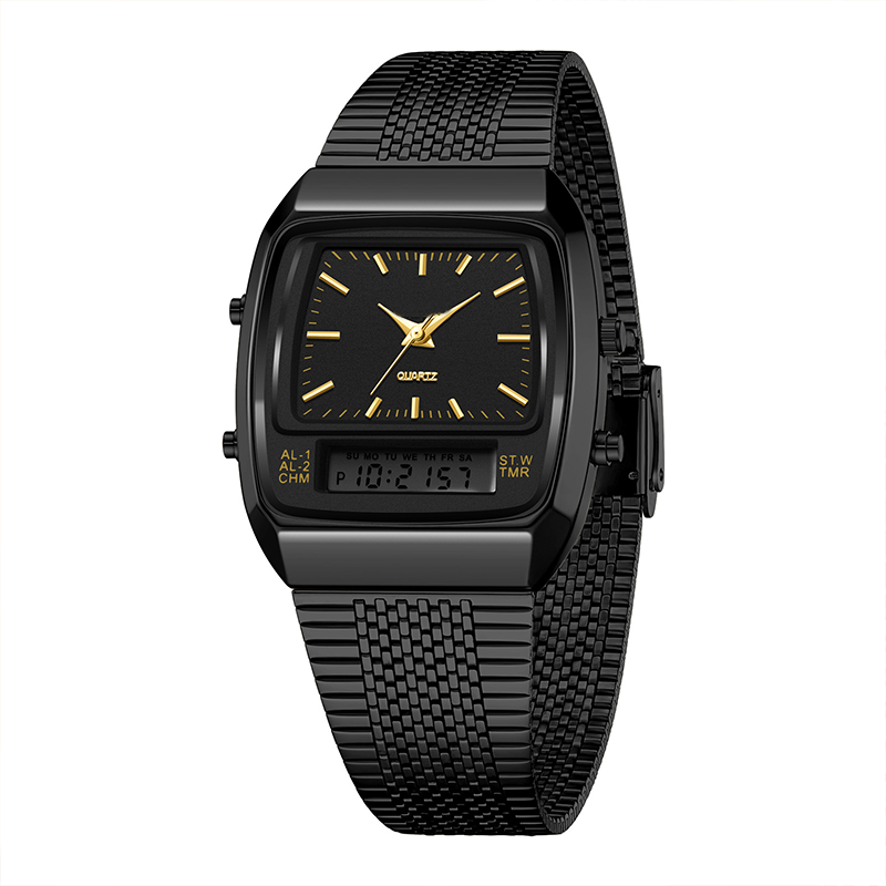 LIEBIG Roman Retro Dual System Multifunktions-Digital-Sportuhr