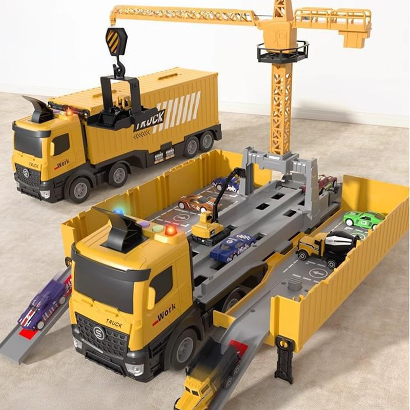 🎁Das beste Weihnachtsgeschenk✨Großes Lkw-Spielzeugset für Kinder