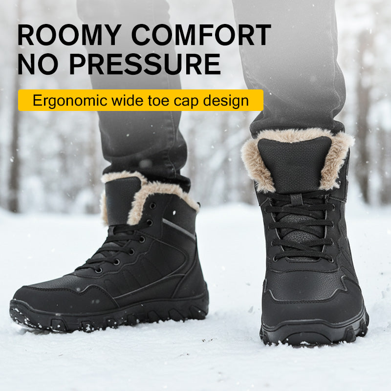 Herren-Winterstiefel mit hohem Schaft