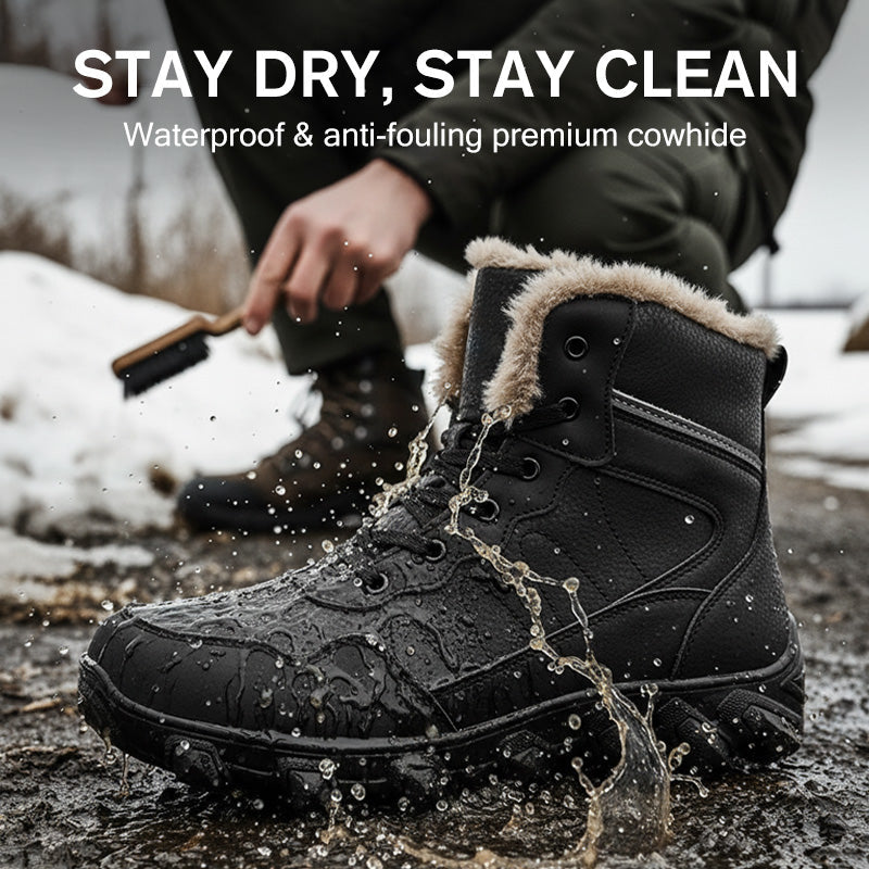 Herren-Winterstiefel mit hohem Schaft