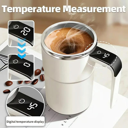 💘 Valentinstagsangebot: 50% Rabatt!☕ Wiederaufladbares automatisches magnetisches Rühr-Kaffeetassen-Set – Perfekter Café-Schaum zu Hause, kompakt & langlebig