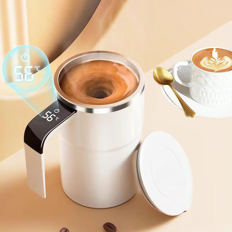 💘 Valentinstagsangebot: 50% Rabatt!☕ Wiederaufladbares automatisches magnetisches Rühr-Kaffeetassen-Set – Perfekter Café-Schaum zu Hause, kompakt & langlebig