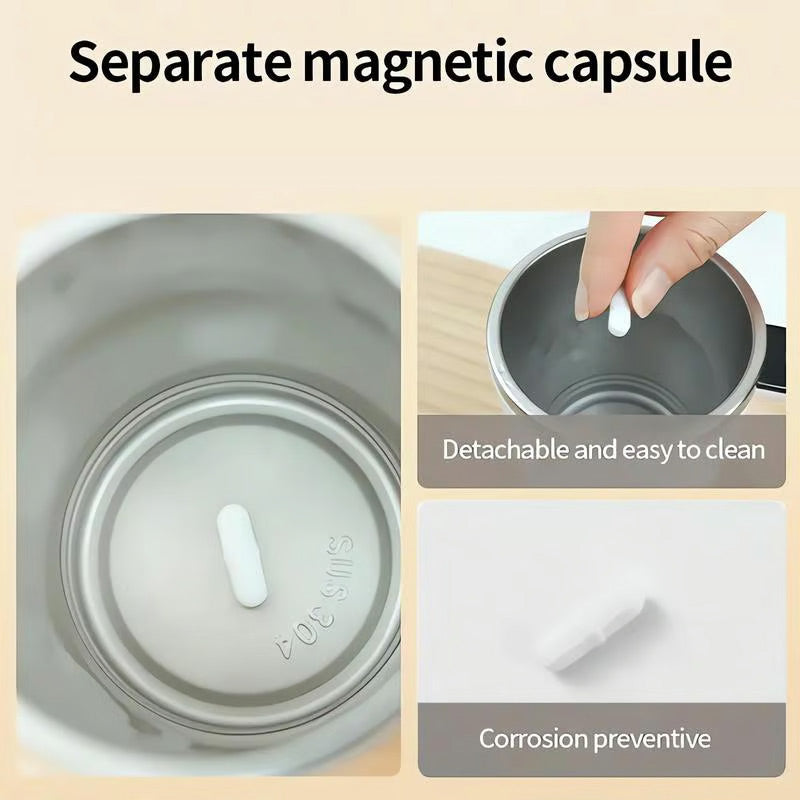 💘 Valentinstagsangebot: 50% Rabatt!☕ Wiederaufladbares automatisches magnetisches Rühr-Kaffeetassen-Set – Perfekter Café-Schaum zu Hause, kompakt & langlebig