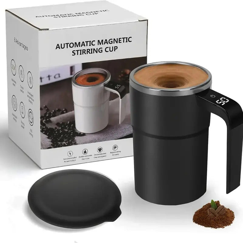 💘 Valentinstagsangebot: 50% Rabatt!☕ Wiederaufladbares automatisches magnetisches Rühr-Kaffeetassen-Set – Perfekter Café-Schaum zu Hause, kompakt & langlebig