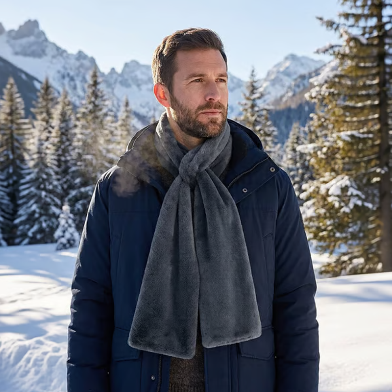 🧣Kuscheliger Schal mit versteckter Tasche