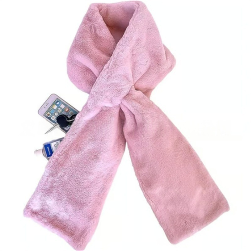 🧣Kuscheliger Schal mit versteckter Tasche