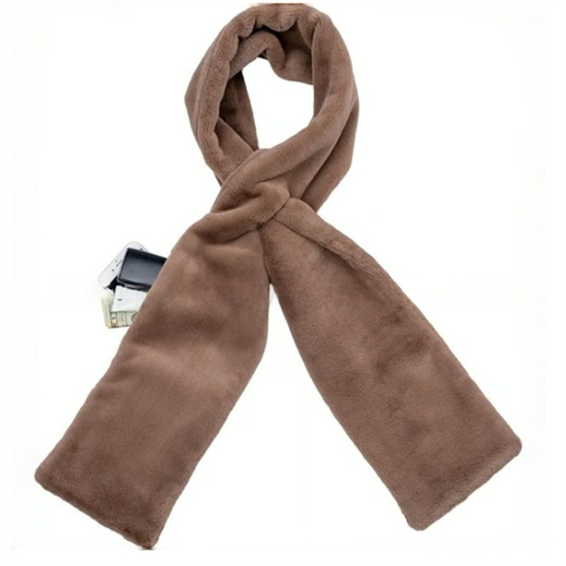 🧣Kuscheliger Schal mit versteckter Tasche