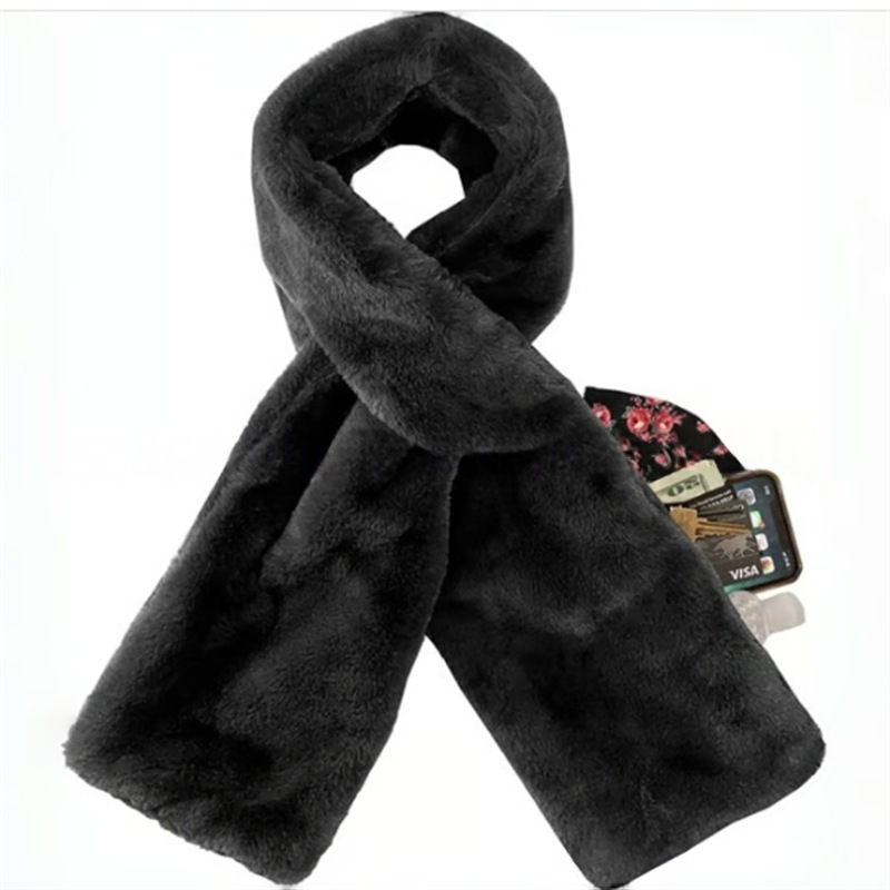 🧣Kuscheliger Schal mit versteckter Tasche