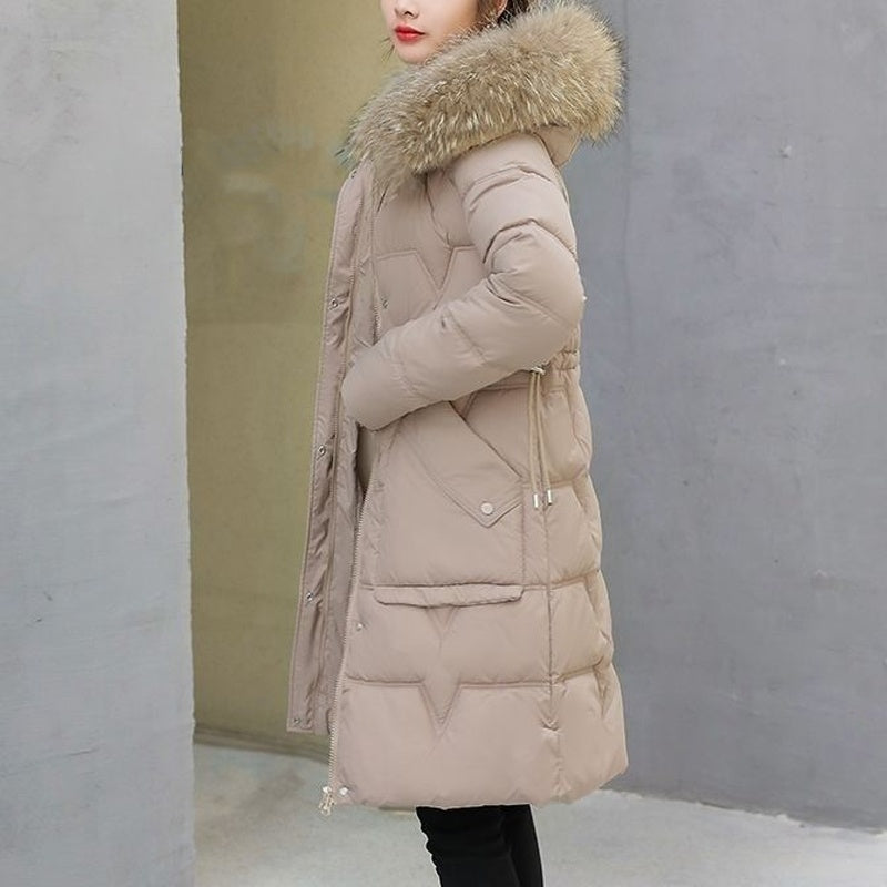 ⏳Nur für kurze Zeit 54 % Rabatt⏰Winddichter, gesteppter langer Wintermantel für Damen🧥
