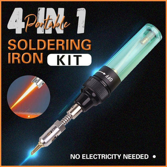 🔥4 In 1 Portable Soldering Iron Kit🔥