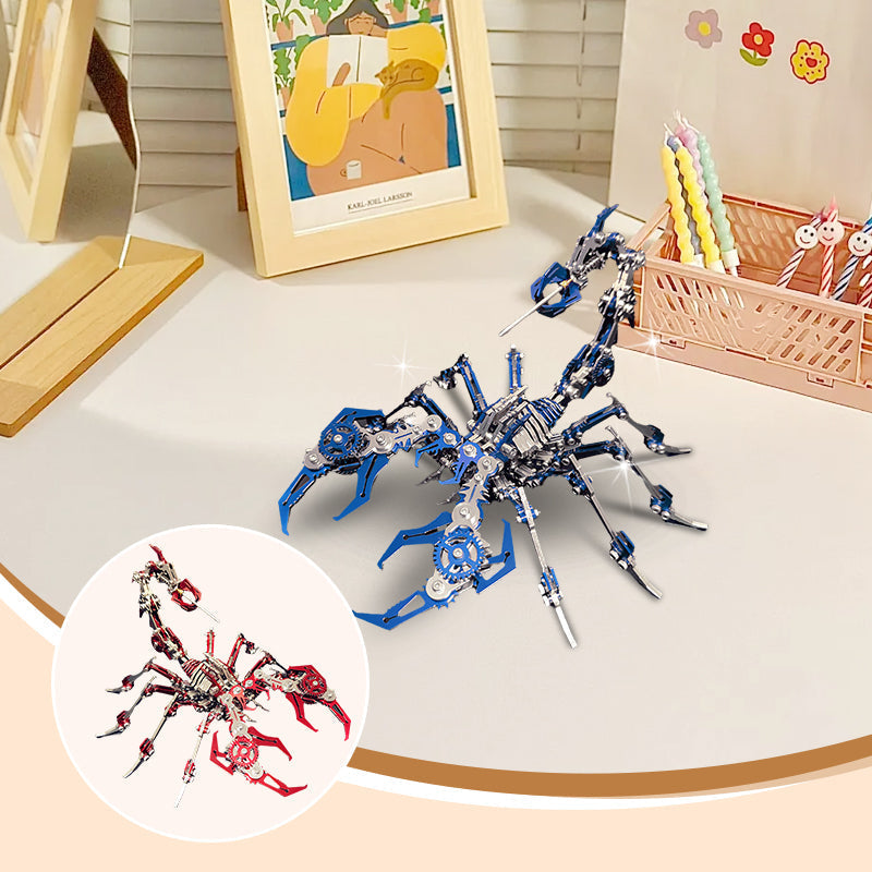 🛠️ Jetzt 60% Rabatt! 🦂 3D-Skorpion-Metallpuzzle – Mechanisches Baumodell, herausfordernd und dekorativ 🧩⚙️