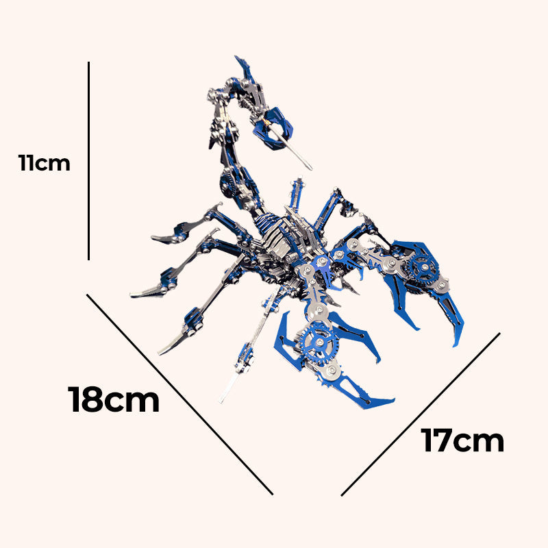 🛠️ Jetzt 60% Rabatt! 🦂 3D-Skorpion-Metallpuzzle – Mechanisches Baumodell, herausfordernd und dekorativ 🧩⚙️
