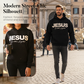 ✨🎅Weihnachtsangebote – Nur für kurze Zeit!⏰Stylishes funkelndes Strass-Hoodie "JESUS ist das Licht"