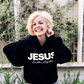 ✨🎅Weihnachtsangebote – Nur für kurze Zeit!⏰Stylishes funkelndes Strass-Hoodie "JESUS ist das Licht"