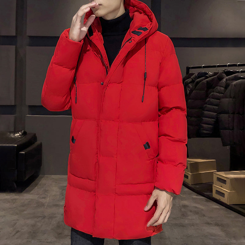Herren-Wattierte Jacke in mittlerer Länge