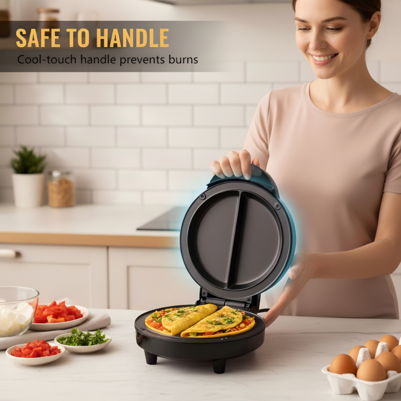 🍳 50% RABATT! 🎉 Elektrisches Antihaft-Brötchengrill – Multifunktional, Schnelles Aufheizen & Leichte Reinigung 🥓📦