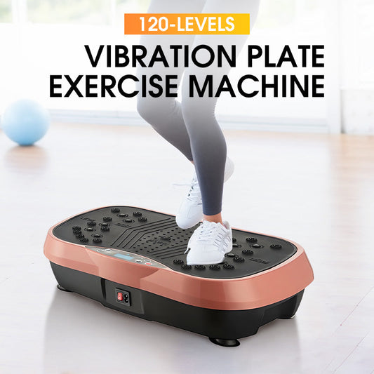 Hochleistungs-Vibrationsplatte Trainingsgerät, 200 kg Tragkraft, Bluetooth-Fernbedienung, 4 Trainingsmodi – Fitnessgerät für das Heimstudio