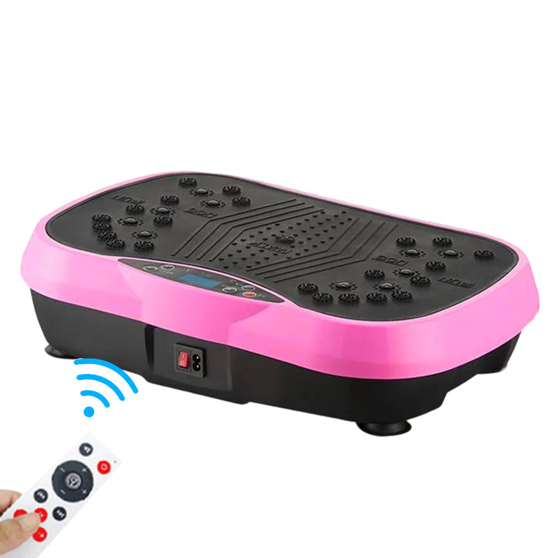 Hochleistungs-Vibrationsplatte Trainingsgerät, 200 kg Tragkraft, Bluetooth-Fernbedienung, 4 Trainingsmodi – Fitnessgerät für das Heimstudio