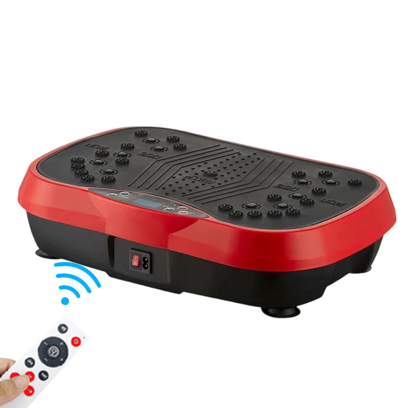 Hochleistungs-Vibrationsplatte Trainingsgerät, 200 kg Tragkraft, Bluetooth-Fernbedienung, 4 Trainingsmodi – Fitnessgerät für das Heimstudio