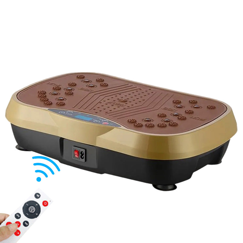 Hochleistungs-Vibrationsplatte Trainingsgerät, 200 kg Tragkraft, Bluetooth-Fernbedienung, 4 Trainingsmodi – Fitnessgerät für das Heimstudio