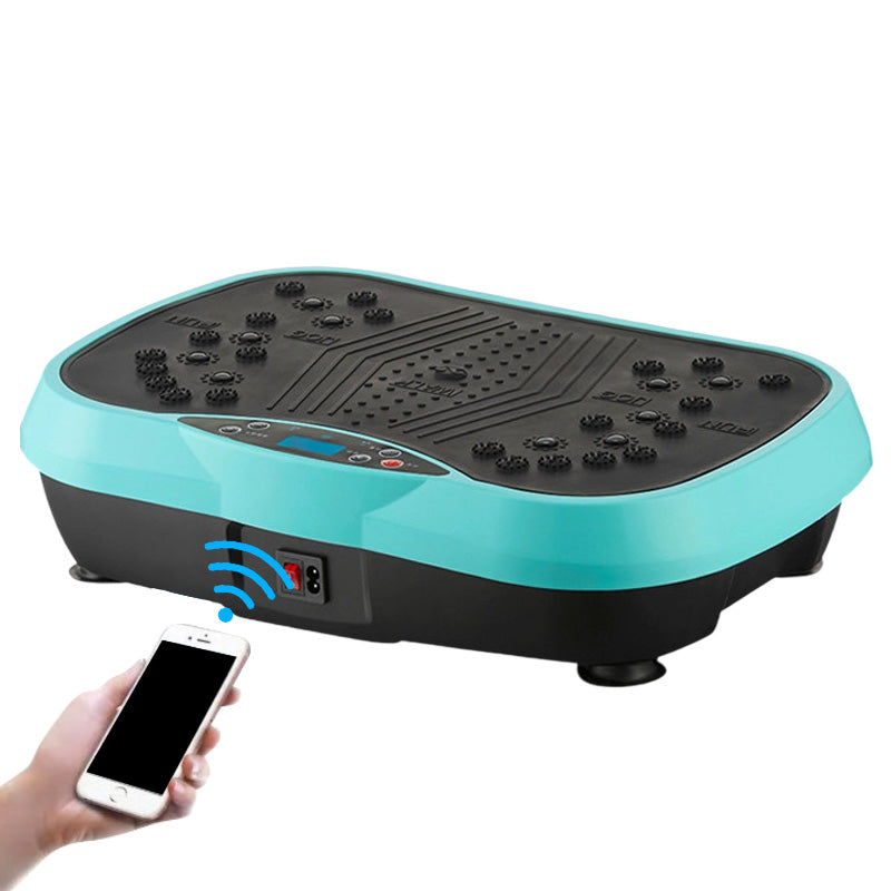 Hochleistungs-Vibrationsplatte Trainingsgerät, 200 kg Tragkraft, Bluetooth-Fernbedienung, 4 Trainingsmodi – Fitnessgerät für das Heimstudio