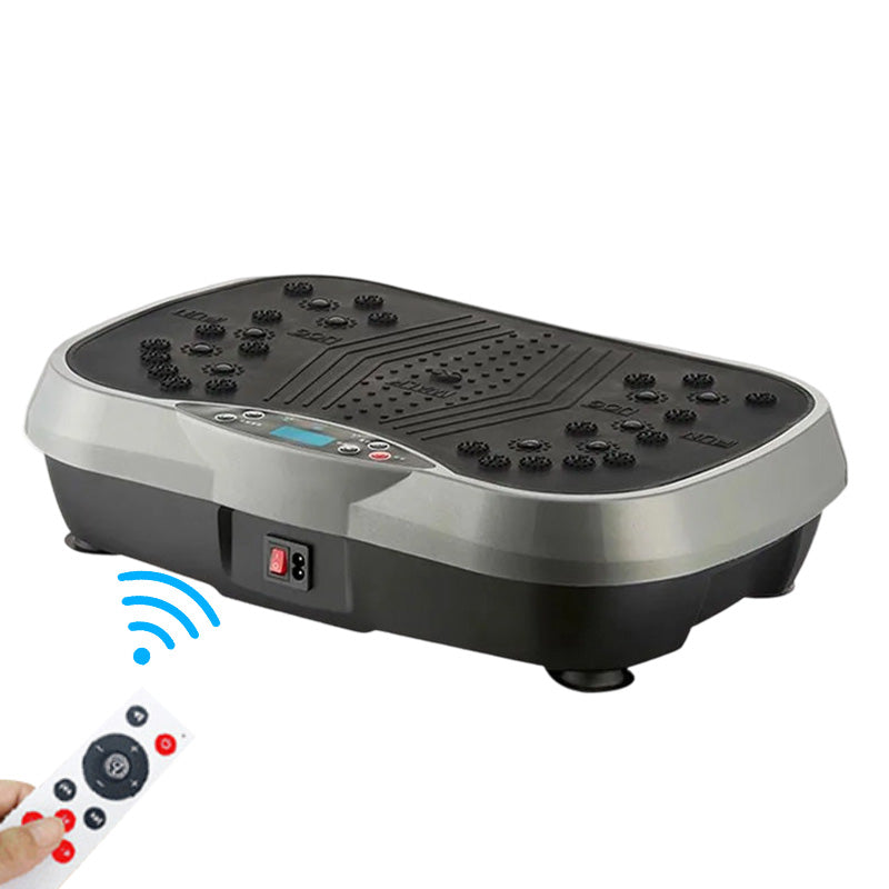 Hochleistungs-Vibrationsplatte Trainingsgerät, 200 kg Tragkraft, Bluetooth-Fernbedienung, 4 Trainingsmodi – Fitnessgerät für das Heimstudio