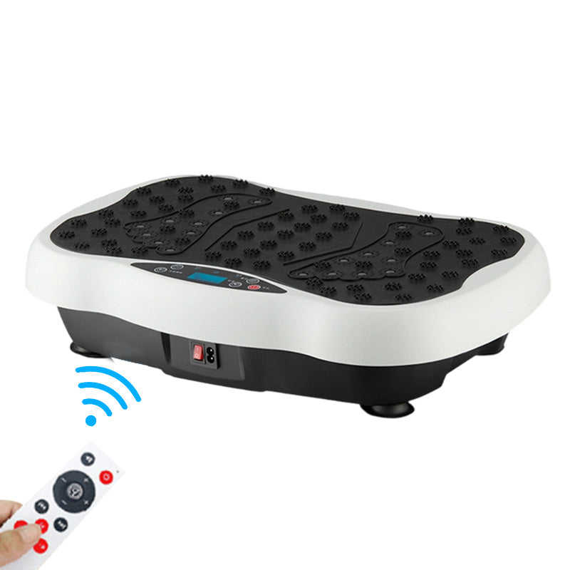 Hochleistungs-Vibrationsplatte Trainingsgerät, 200 kg Tragkraft, Bluetooth-Fernbedienung, 4 Trainingsmodi – Fitnessgerät für das Heimstudio