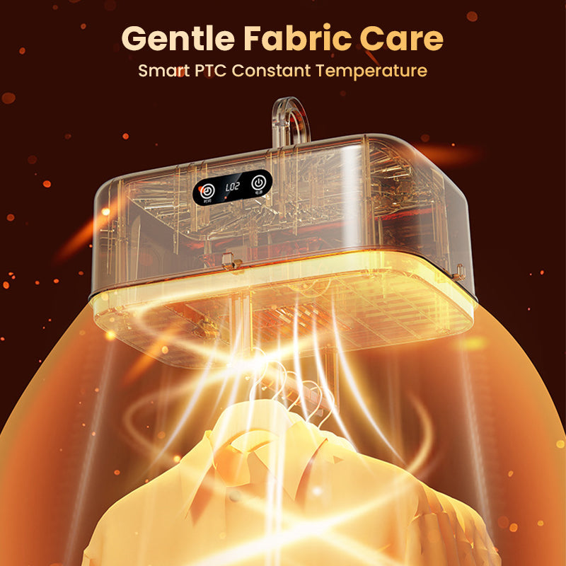 ⏳Zeitlich begrenztes Angebot: 25 Einheiten mit 66 % ⏰Rabatt Tragbarer 600-W-PTC-Heizungs-Wäschetrockner💥