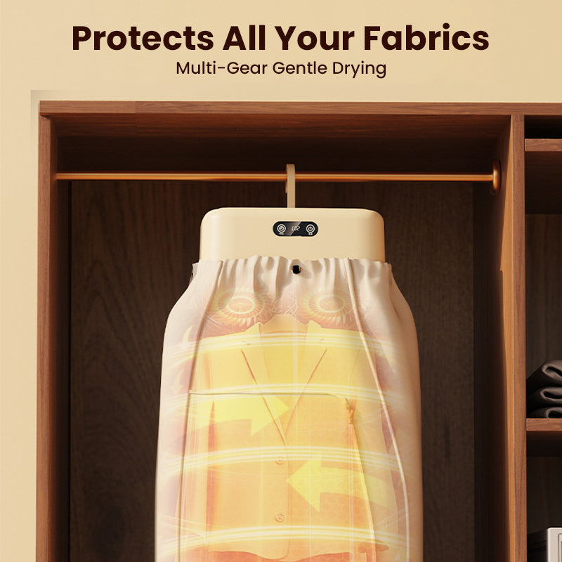 ⏳Zeitlich begrenztes Angebot: 25 Einheiten mit 66 % ⏰Rabatt Tragbarer 600-W-PTC-Heizungs-Wäschetrockner💥