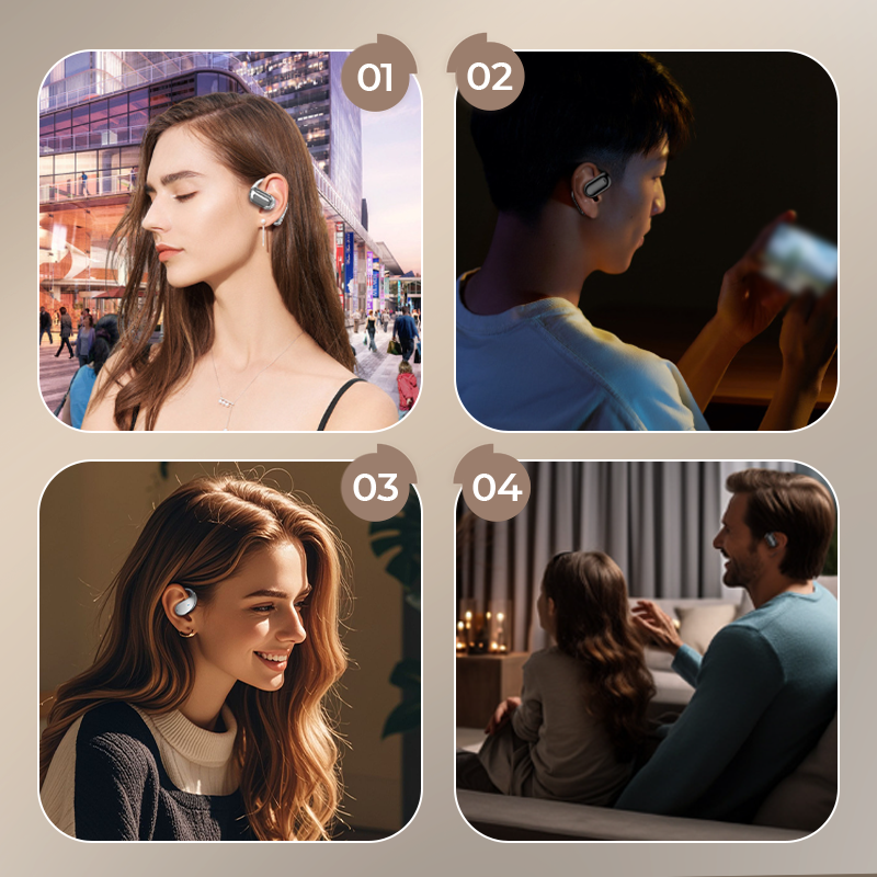 🏆#1 Bestseller 📢💎AI-Übersetzung Kabellose OWS Bluetooth 5,4-Ohrhörer (kompatibel mit iOS und Android)