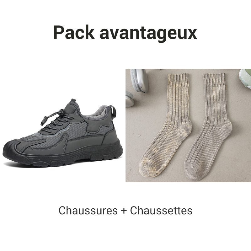 Casual-Wanderschuhe für Herren mit warmem Futter
